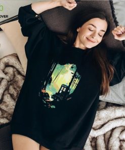 Dr Who TARDIS police publiccall box travel poster shirt 1 Dr Who TARDIS police publiccall box travel poster shirt