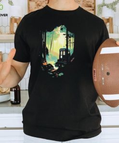 Dr Who TARDIS police publiccall box travel poster shirt 2 Dr Who TARDIS police publiccall box travel poster shirt