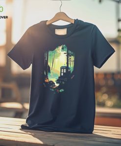 Dr Who TARDIS police publiccall box travel poster shirt 3 Dr Who TARDIS police publiccall box travel poster shirt