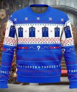 Dr Who Tardis Ugly Sweater Christmas Style Gift For Men And Women