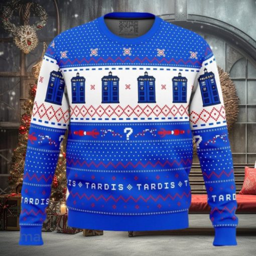 Dr Who Tardis Ugly Sweater Christmas Style Gift For Men And Women