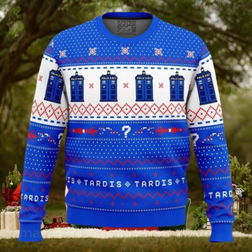 Dr Who Tardis Ugly Sweater Christmas Style Gift For Men And Women