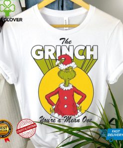 Dr. Seuss Mad Engine Men's Grinch You're A Mean One Graphic T Shirt