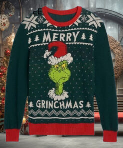 Dr. Seuss The Grinch Merry Grinchmas Raiseptee Funny Ugly Christmas Sweater