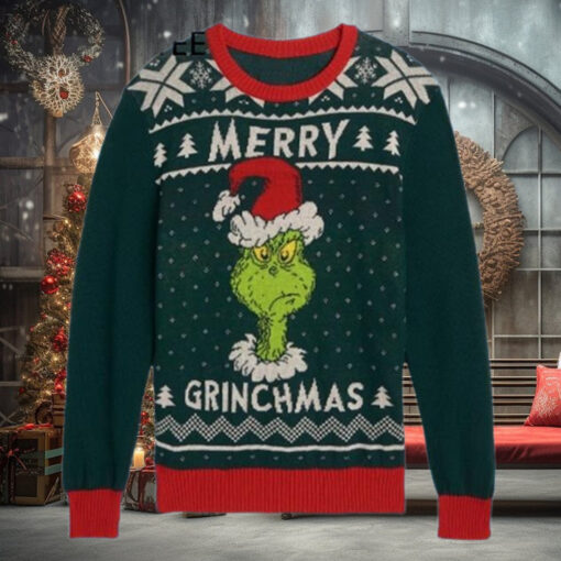 Dr. Seuss The Grinch Merry Grinchmas Raiseptee Funny Ugly Christmas Sweater