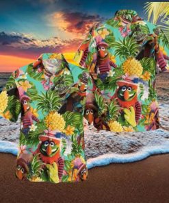 Dr. Teeth The Muppet Tropical Pineapple Hawaiian Shirt