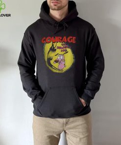 Cartoon Network Courage The Cowardly Dog Shadow T Shirt