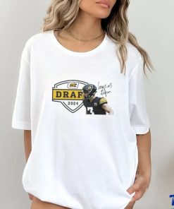 Draft Day 2024 2024 Signature Iowa Hawkeyes T shirt