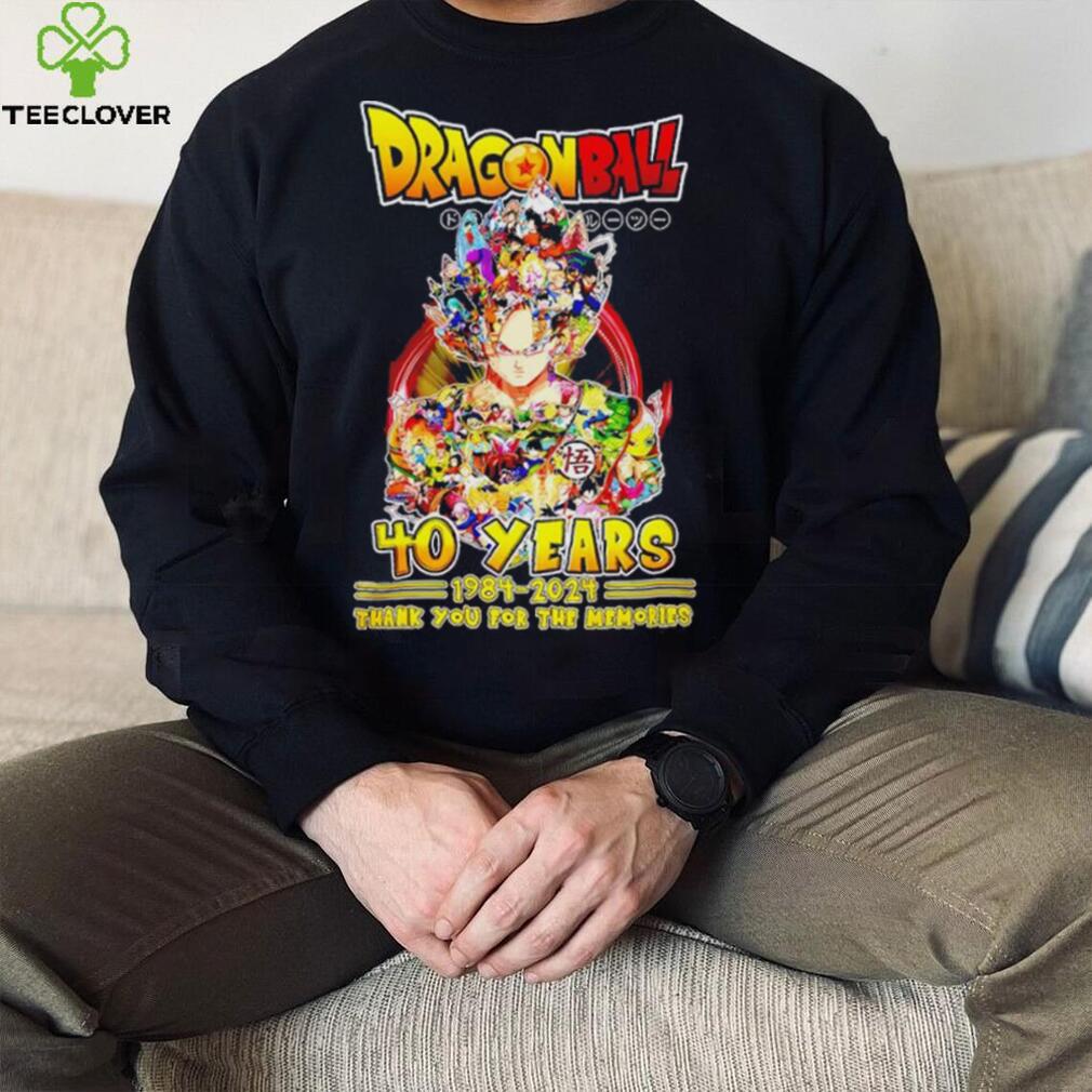 Dragon Ball 40 Years 1984 2024 Thank You For The Memories T Shirt Dragon Ball 40 Years 1984 2024 Thank You For The Memories T Shirt