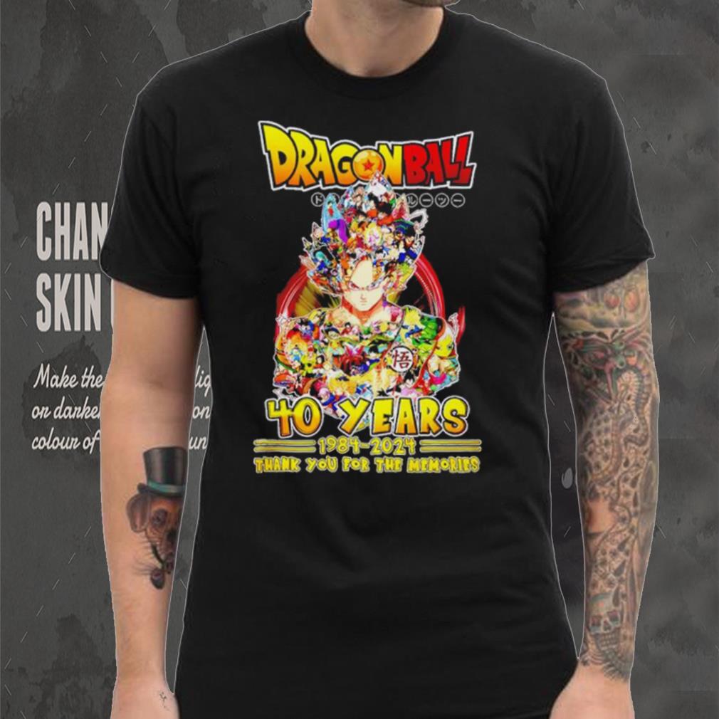 Dragon Ball 40 Years 1984 2024 Thank You For The Memories T Shirt Dragon Ball 40 Years 1984 2024 Thank You For The Memories T Shirt