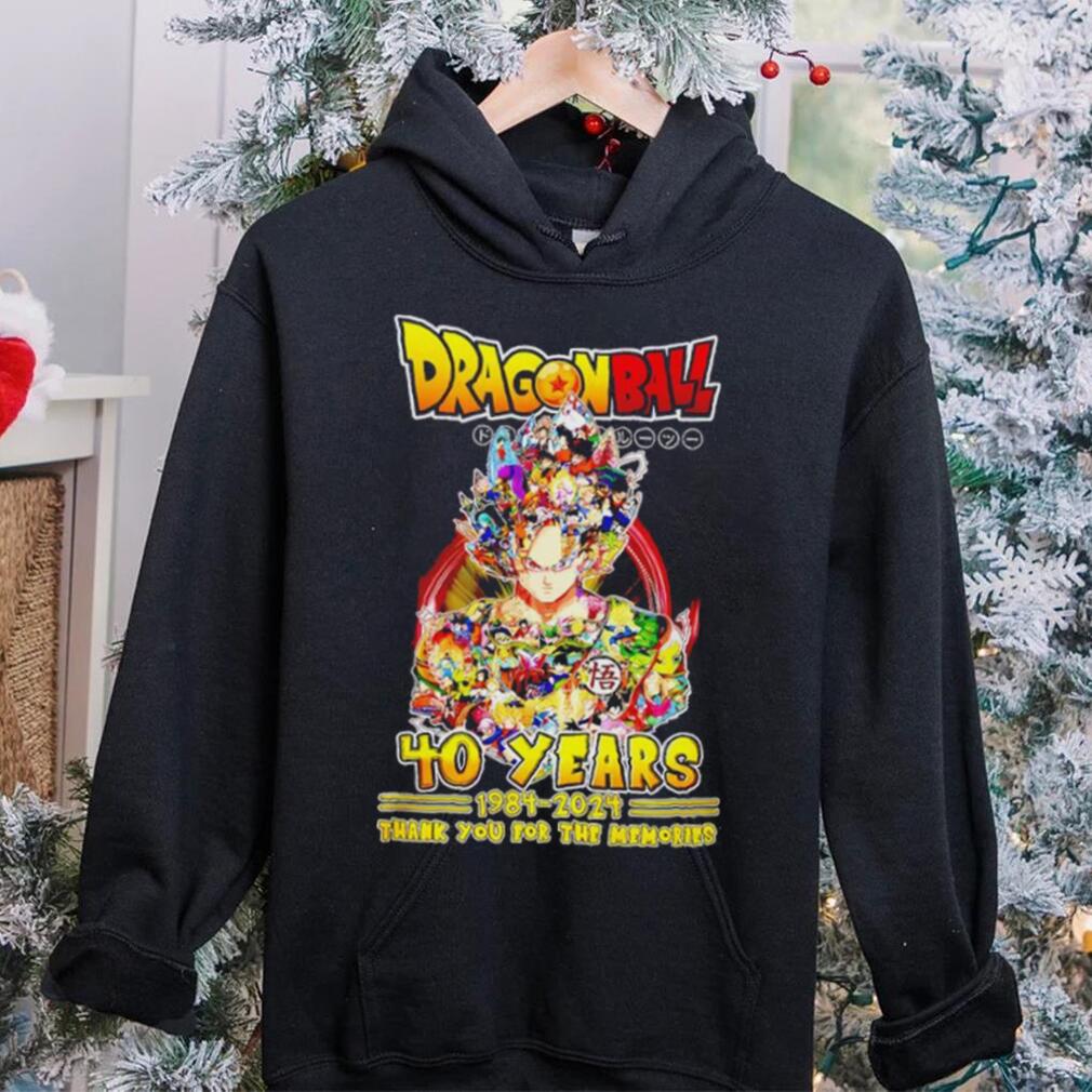 Dragon Ball 40 Years 1984 2024 Thank You For The Memories T Shirt Dragon Ball 40 Years 1984 2024 Thank You For The Memories T Shirt