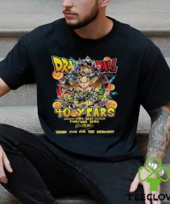 Dragon Ball 40 Years 1984 2024 Toriyama Akira Thank You For The Memories Signature Shirt