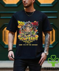 Dragon Ball 40 Years 1984 2024 Toriyama Akira Thank You For The Memories Signature Shirt