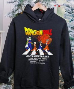 Dragon Ball 40th anniversary 1984 2024 Akira Toriyama 1955 2024 signature thank you for the memories shirt 1 Dragon Ball 40th anniversary 1984 2024 Akira Toriyama 1955 2024 signature thank you for the memories shirt