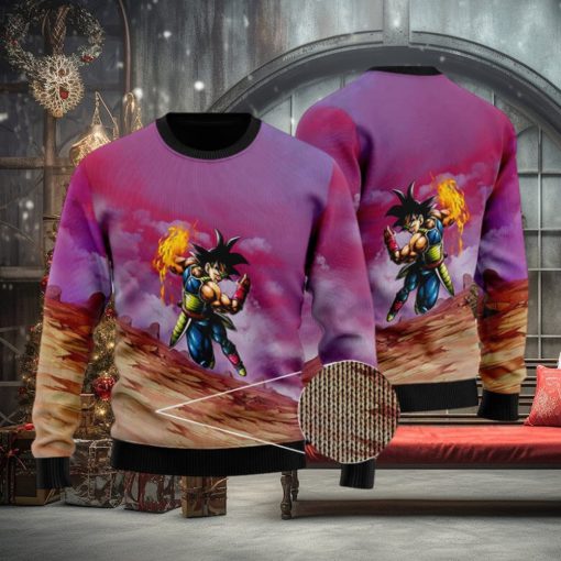 Dragon Ball Bardock Swift Attack Ugly Xmas Sweater