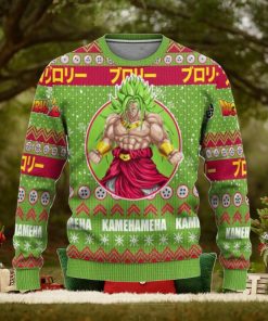 Dragon Ball Broly Kamehameha Ugly Christmas Sweaters