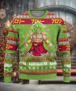 Dragon Ball Broly Kamehameha Ugly Christmas Sweaters