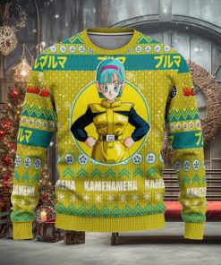 Dragon Ball Bunma Kamehameha Ugly Christmas Sweaters