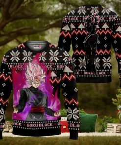 Dragon Ball Goku Black Rose Ugly Christmas Sweaters