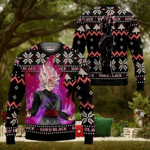 Dragon Ball Goku Black Rose Ugly Christmas Sweaters