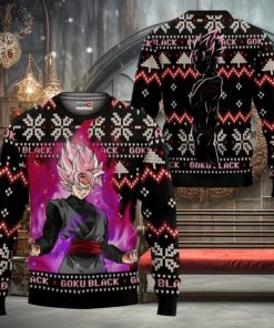 Dragon Ball Goku Black Rose Ugly Christmas Sweaters