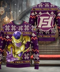 Dragon Ball Golden Frieza Ugly Christmas Sweaters 1 Dragon Ball Golden Frieza Ugly Christmas Sweaters