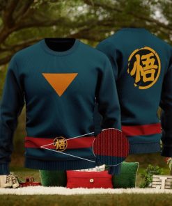 Dragon Ball Heroes Goku God Officer Uniform Ugly Sweater