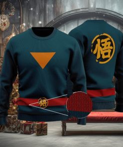 Dragon Ball Heroes Goku God Officer Uniform Ugly Sweater