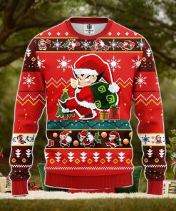 Dragon Ball Red Anime Ugly Christmas Sweater Red 1 Amazing Gift Men And Women Christmas Gift