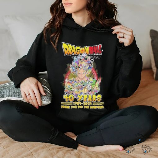 Dragon Ball Son Goku 40 Years Thank You For The Memories Shirt