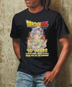 Dragon Ball Son Goku 40 Years Thank You For The Memories Shirt