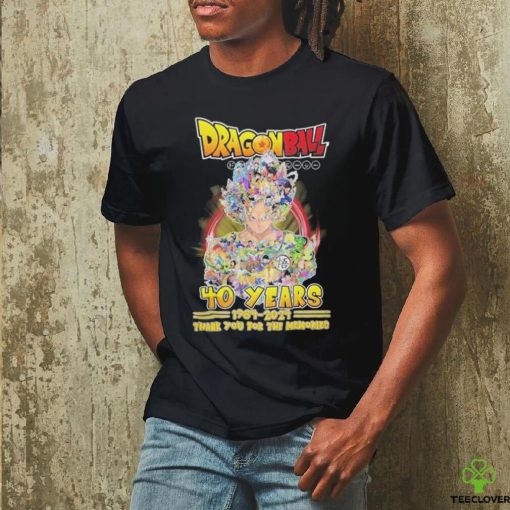 Dragon Ball Son Goku 40 Years Thank You For The Memories Shirt