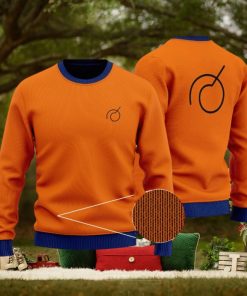 Dragon Ball Super Whis Goku Logo Orange Ugly Sweater