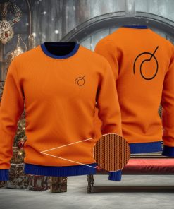 Dragon Ball Super Whis Goku Logo Orange Ugly Sweater