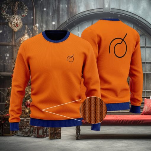 Dragon Ball Super Whis Goku Logo Orange Ugly Sweater