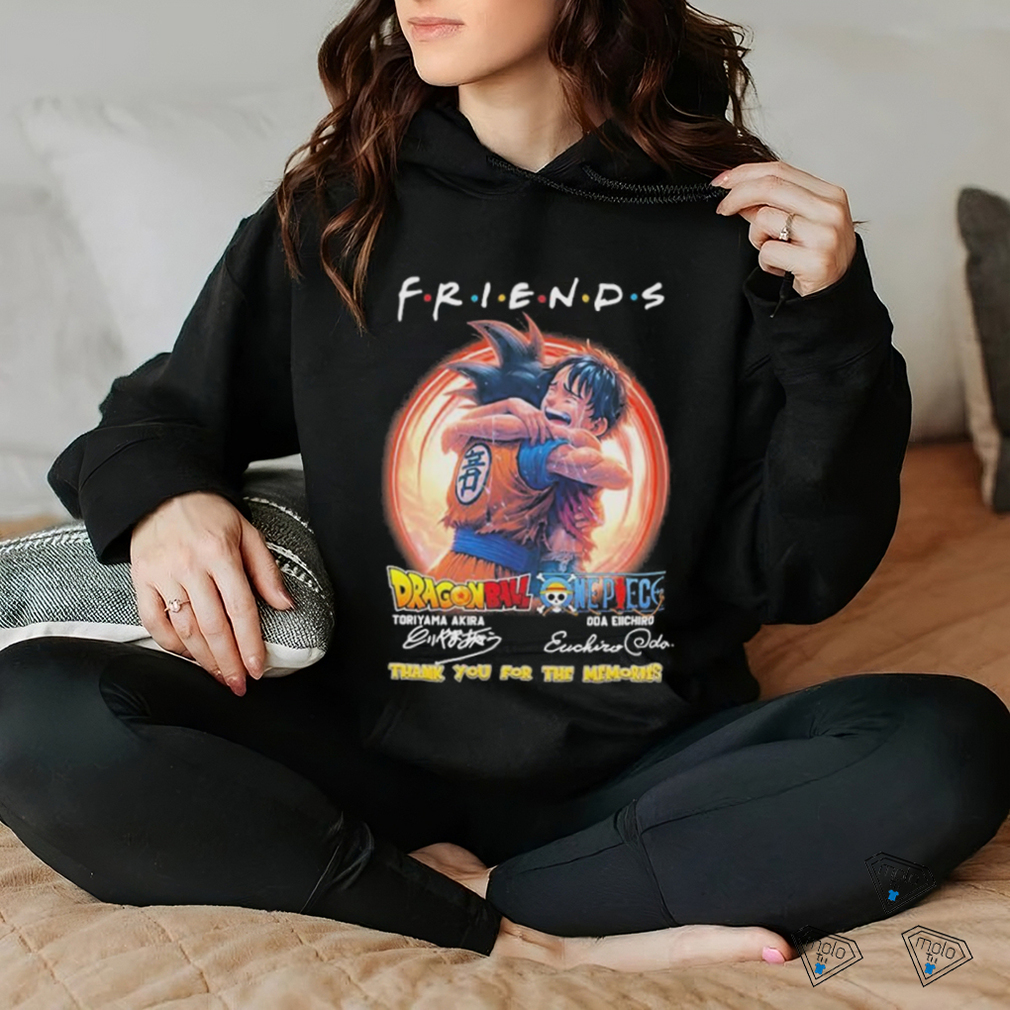 Dragon Ball Toriyama Akira One Piece Oda Eiichiro Friend Thank You T Shirt Dragon Ball Toriyama Akira One Piece Oda Eiichiro Friend Thank You T Shirt