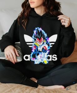 Dragon Ball Vegeta X Adidas logo shirt