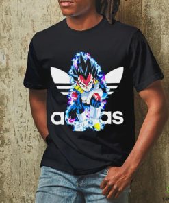 Dragon Ball Vegeta X Adidas logo shirt 3 Dragon Ball Vegeta X Adidas logo shirt