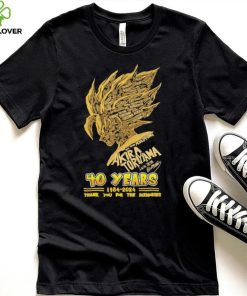 Dragon Ball Z 40 Years 1984 2024 Toriyama Akira Name Character Son Goku Thank You For The Memories Signature Shirt