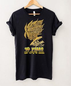 Dragon Ball Z 40 Years 1984 2024 Toriyama Akira Name Character Son Goku Thank You For The Memories Signature Shirt