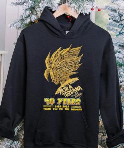 Dragon Ball Z 40 Years 1984 2024 Toriyama Akira Name Character Son Goku Thank You For The Memories Signature Shirt
