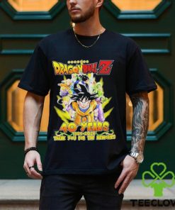 Dragon Ball Z 40 years 1984 2024 Thank you for the memories signature shirt