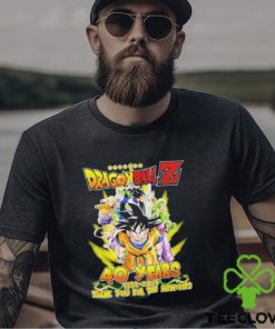 Dragon Ball Z 40 years 1984 2024 Thank you for the memories signature shirt