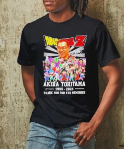 Dragon Ball Z Akira Toriyama 1955 2024 Thank You For The Memories T Shirt