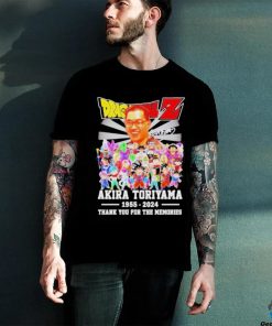 Dragon Ball Z Akira Toriyama 1955 2024 Thank You For The Memories T Shirt 1 Dragon Ball Z Akira Toriyama 1955 2024 Thank You For The Memories T Shirt