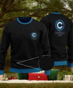 Dragon Ball Z Capsule Corp Logo Ugly Xmas Sweater