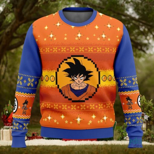 Dragon Ball Z Goku Christmas Ugly Christmas Sweater Unisex 3D Christmas Sweater Gift