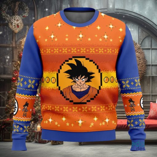 Dragon Ball Z Goku Christmas Ugly Christmas Sweater Unisex 3D Christmas Sweater Gift