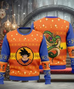 Dragon Ball Z Goku Christmas Ugly Christmas Sweater