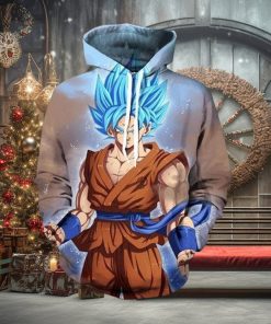 Dragon Ball Z Ssj Goku 3D Printed Hoodie Ver 1